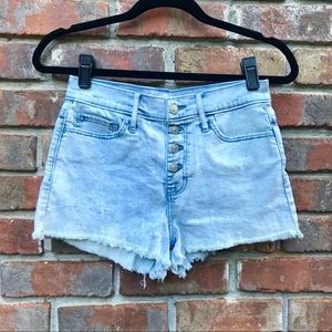 [Abercrombie & Fitch] Button Fly Jean Shorts